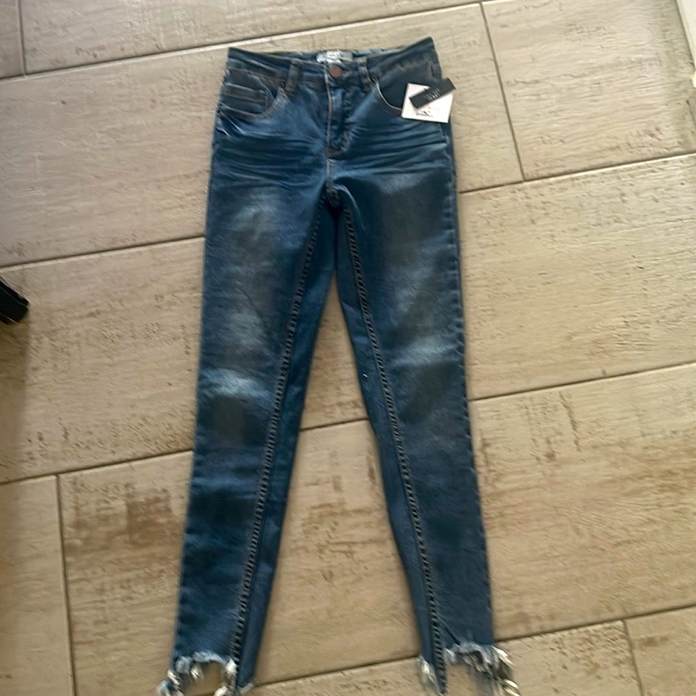 O'Neill Blue Denim Jeans skinny high rise. New 24